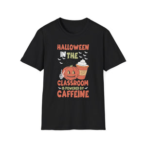Halloween In The Classroom Teacher Coffee Halloween Costume T-Shirt Unisex Softstyle T-Shirt