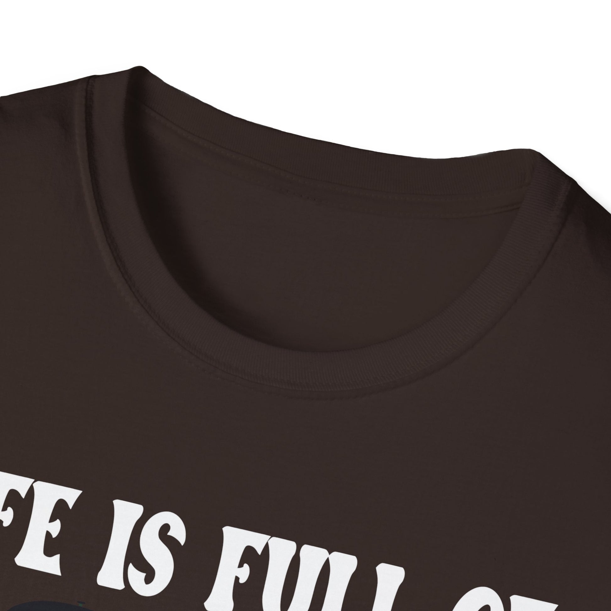 Guitar Choices T-Shirt — "Life Is Full Of Important Choices" Music Lover Tee