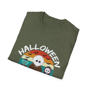 Halloween Squad T-Shirt — Cute Retro Horror Characters Tee