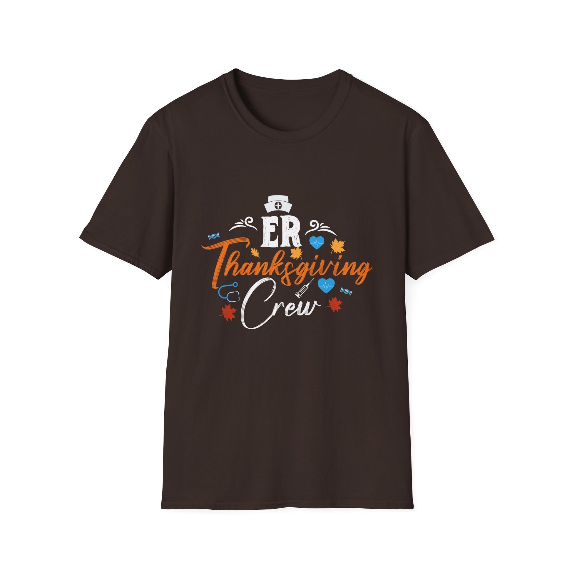 ER Thanksgiving Crew T-Shirt — Funny Medical Staff Holiday Tee  Unisex T-Shirt