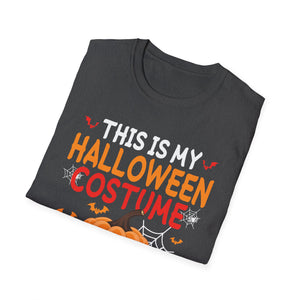 This Is My Halloween Costume T-Shirt — Pumpkin Jack-O'-Lantern Tee for Halloween Party & Trick-or-Treat