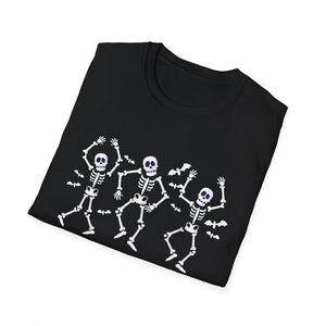 Dancing Skeletons T-Shirt — Cute Halloween Skeleton Dance Tee