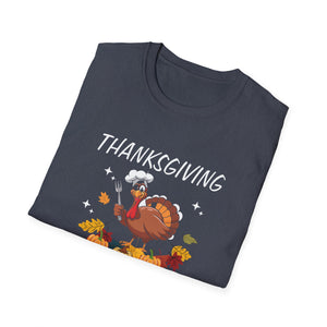 Thanksgiving Cooking Team T-Shirt – Funny Turkey Chef Holiday Tee  Unisex T-Shirt