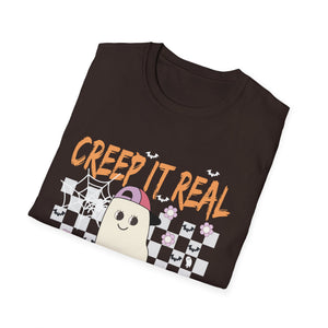 Creep It Real Ghost Skateboard T-Shirt