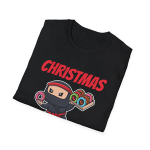 Christmas Ninjabread Man T-Shirt — Cute Ninja Gingerbread Holiday Tee