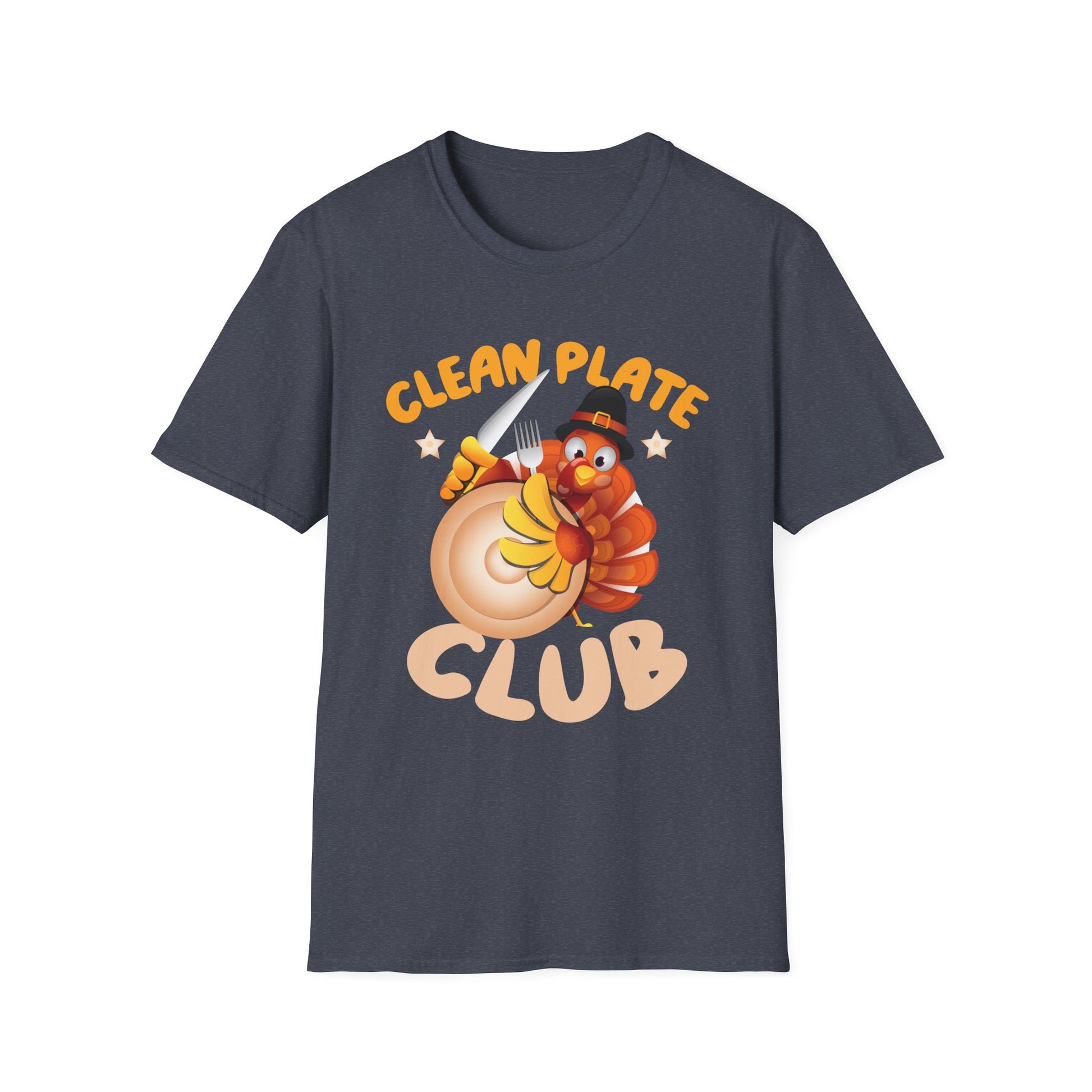 Clean Plate Club Thanksgiving Shirt Funny Thanksgiving Humor  Unisex T-Shirt