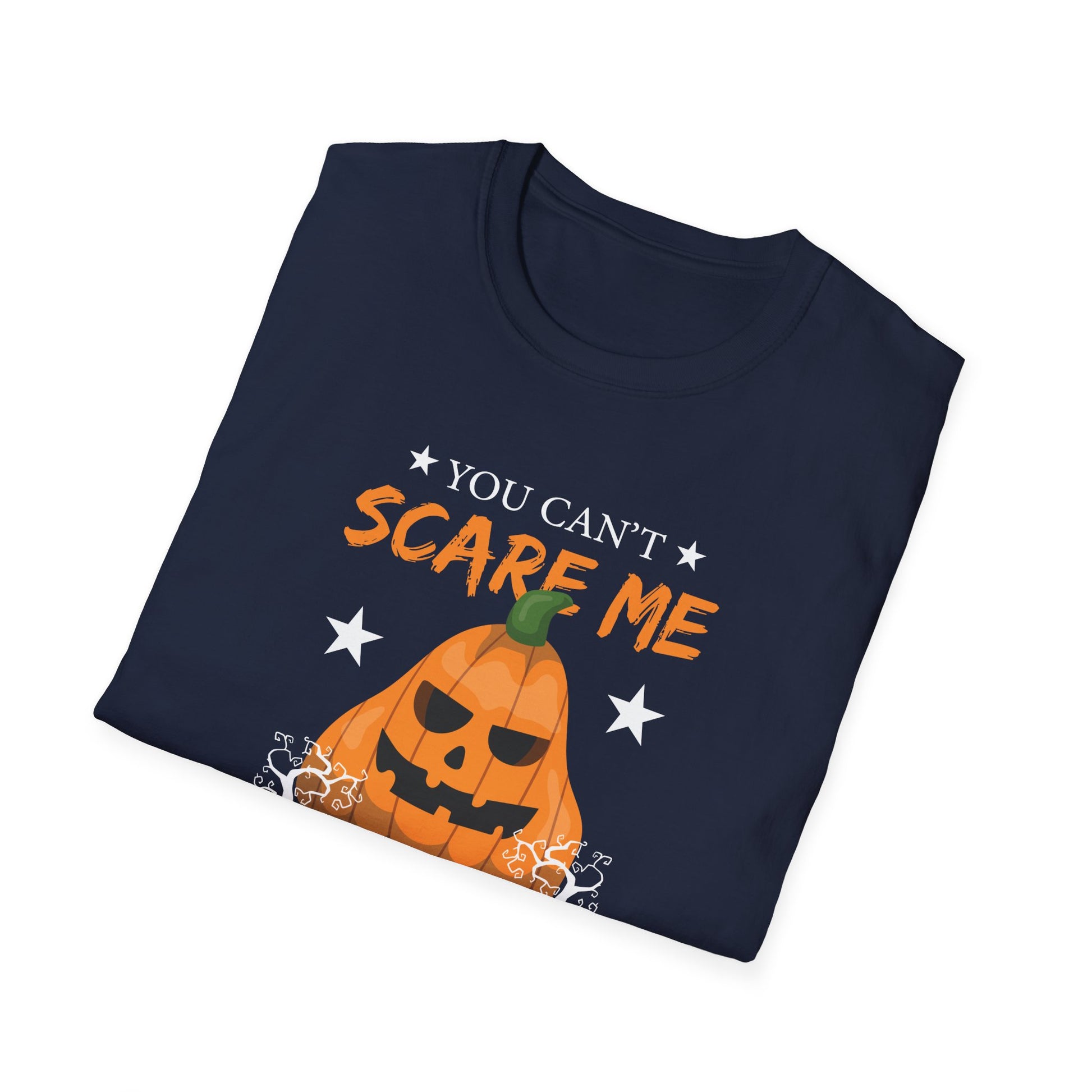 Lunch Lady Halloween T‑Shirt — “You Can’t Scare Me I’m a Lunch Lady” Jack‑O’Lantern Tee