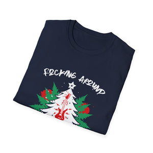 Funny Christmas Tree T-Shirt — “F*cking Around the Christmas Tree” Holiday Tee