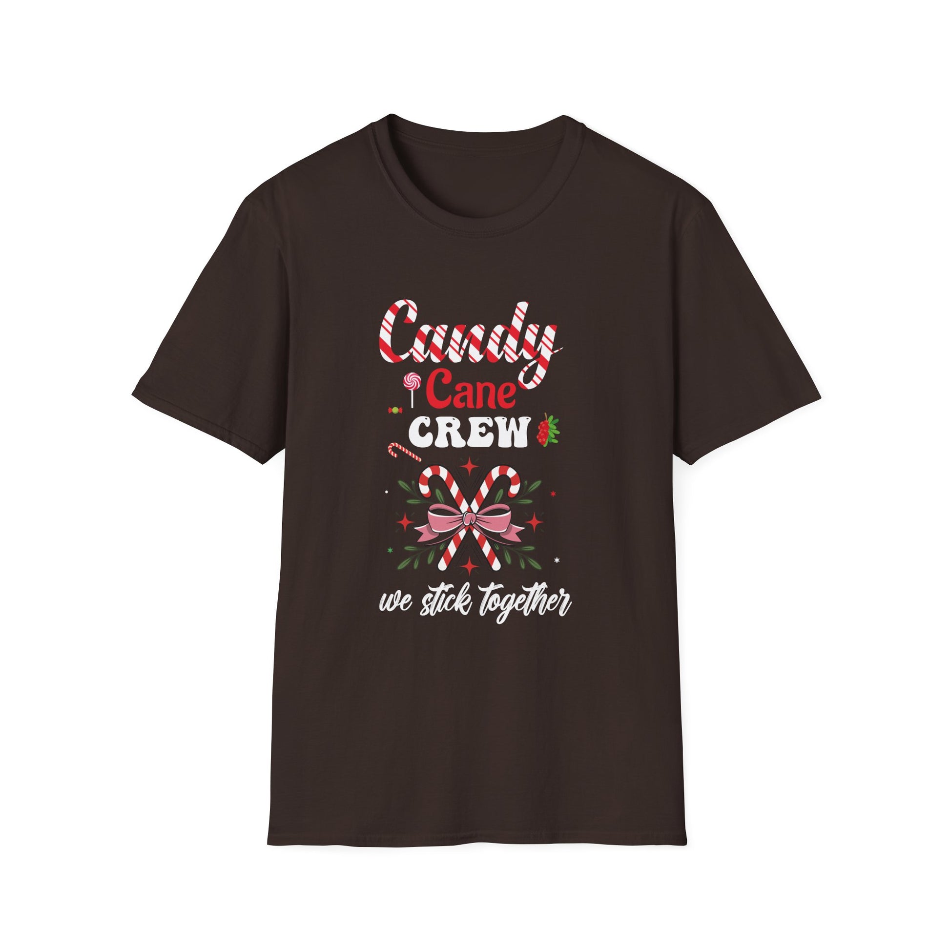Christmas Candy Cane Heart Holiday Family Matching Pajama PJ T-Shirt