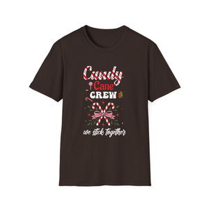 Christmas Candy Cane Heart Holiday Family Matching Pajama PJ T-Shirt