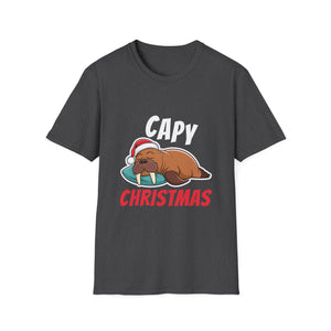 Capybara Christmas Unisex T-Shirt