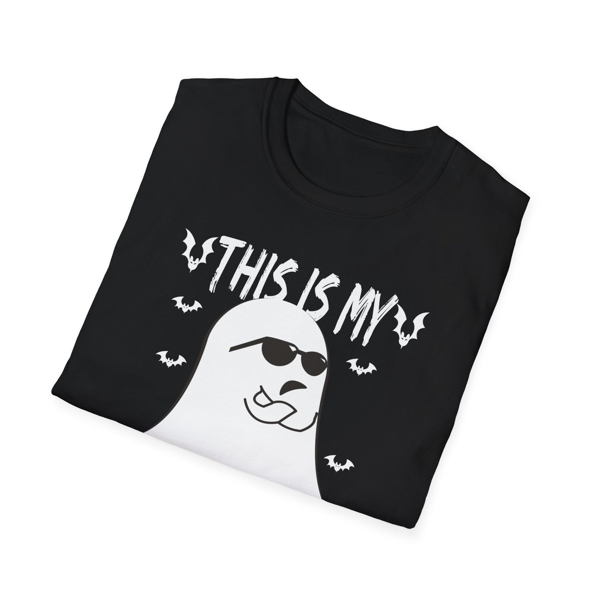 Halloween T-Shirt — "This Is My Halloween Shirt" Ghost Tee