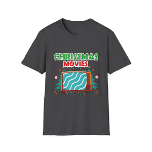 Christmas Movies T-Shirt — Retro TV Holiday Tee