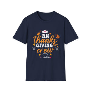 Thanksgiving Crew RN T-Shirt for Nurses  Unisex T-Shirt