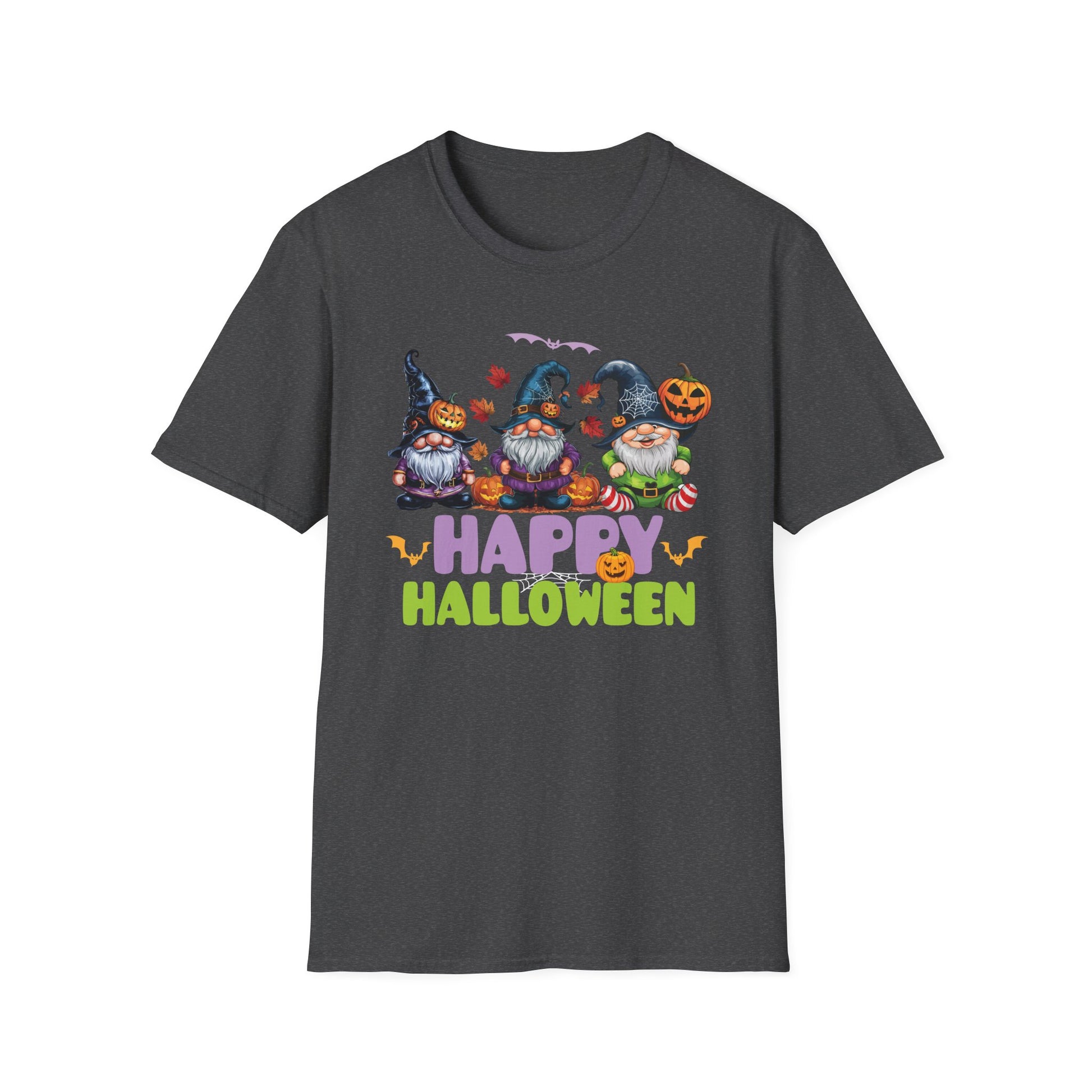 Happy Halloween Gnomes T-Shirt — Cute Spooky Pumpkin Gnome Halloween Tee