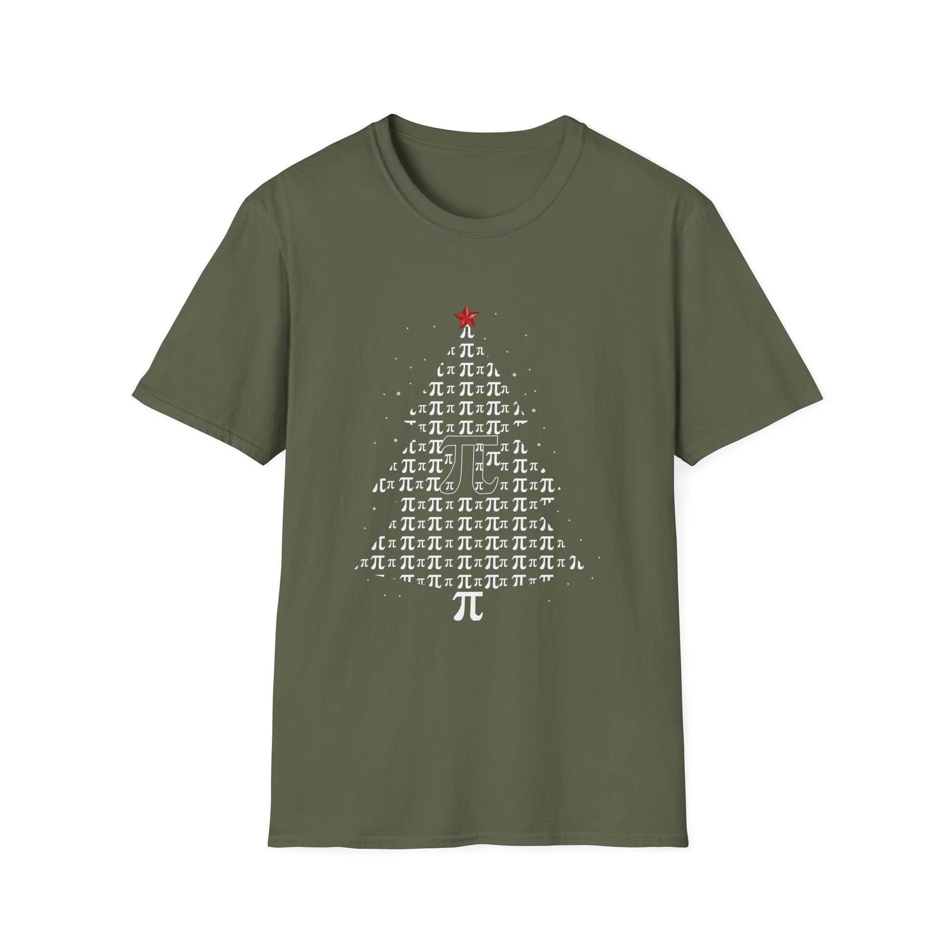 Funny Pi Christmas Tree Math T-Shirt Unisex T-Shirt