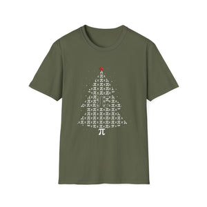 Funny Pi Christmas Tree Math T-Shirt Unisex T-Shirt