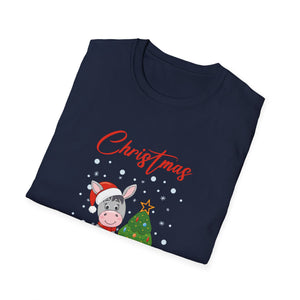 Christmas Is Better With A Donkey Ugly Christmas Sweater Unisex T-Shirt