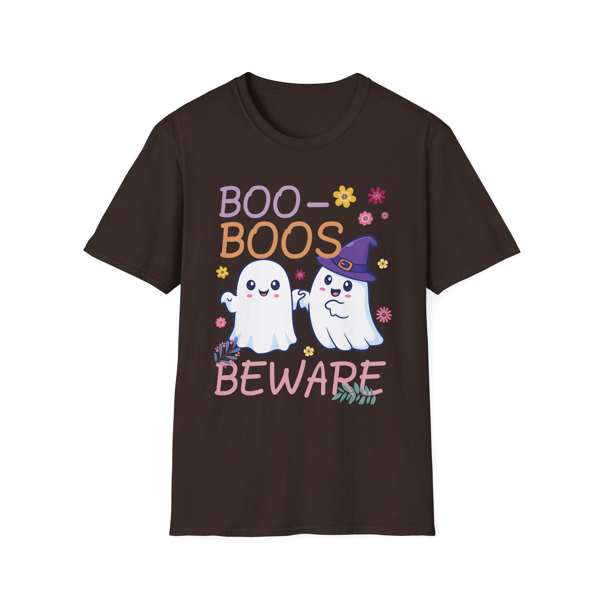 Boo-Boos Beware Halloween T-Shirt — Cute Ghosts Graphic Tee