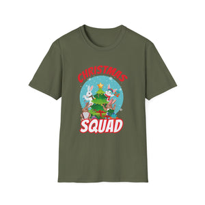 Bunny Christmas Tree Christmas Squad Bunnies Unisex T-Shirt