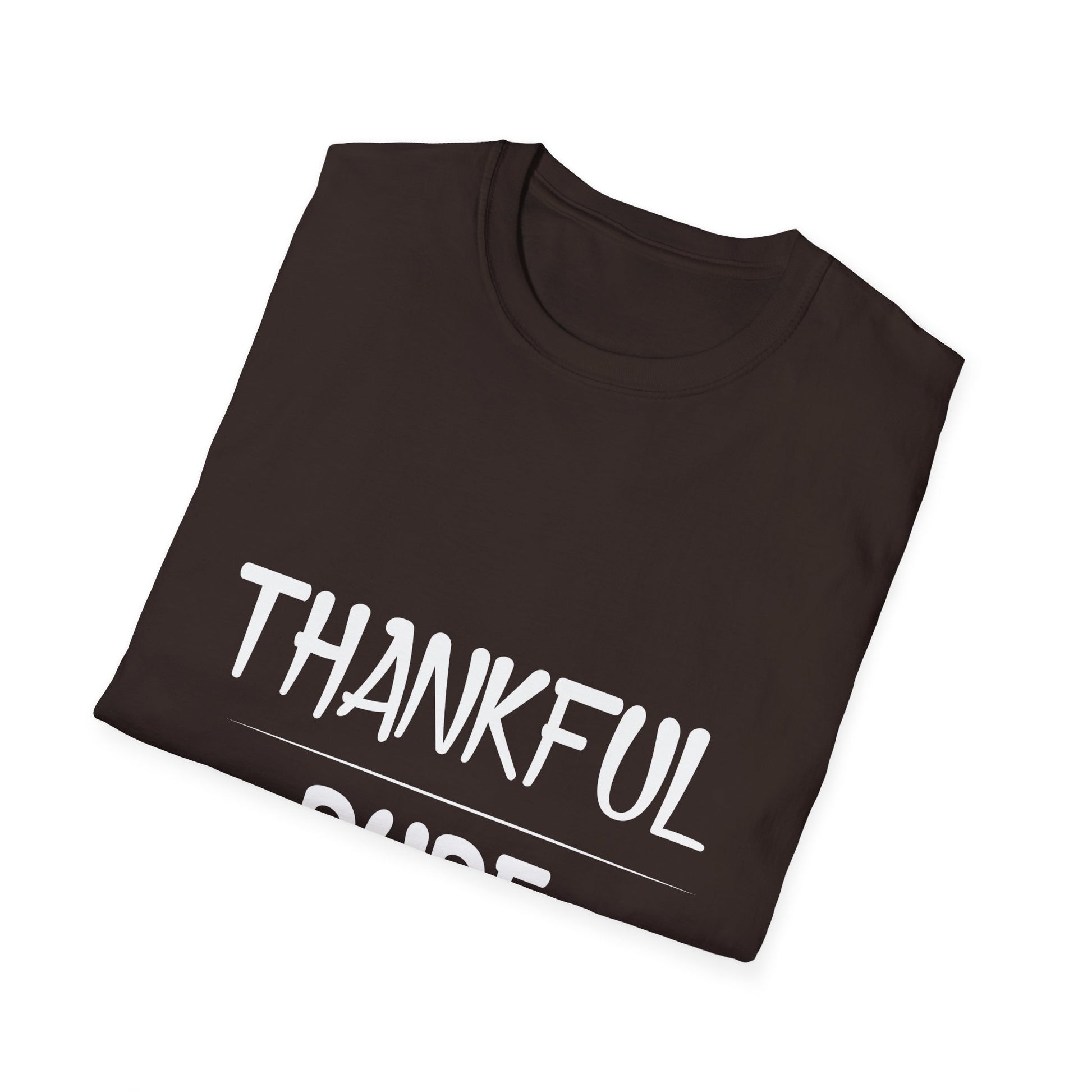 Thankful Dude T-Shirt — Casual Thanksgiving Gratitude Tee for Men