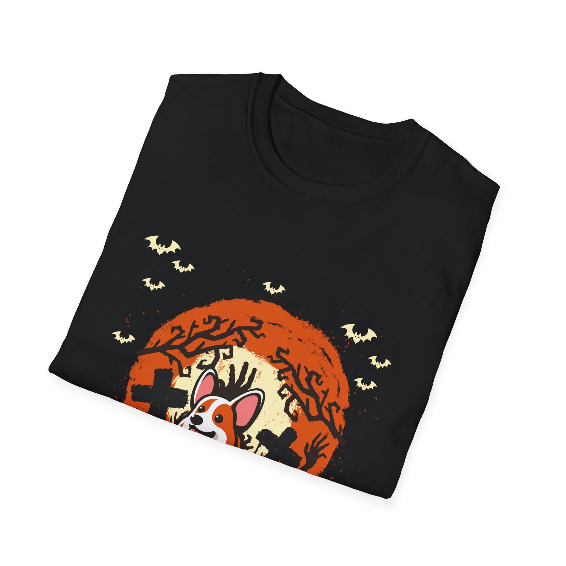 Funny Halloween Dog tee Corgi Halloween Tee
