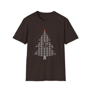 Funny Pi Christmas Tree Math T-Shirt Unisex T-Shirt