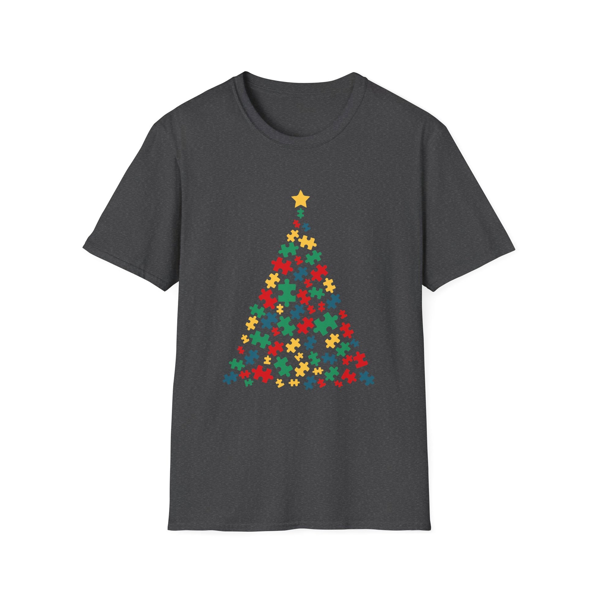 Autism Christmas Tree Autism Christmas Unisex T-Shirt