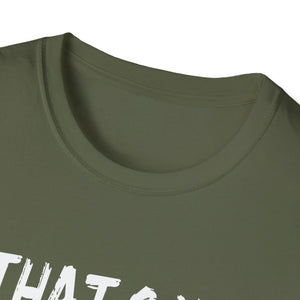 Halloween Costume T-Shirt — “That’s My Halloween Costume, The End” Funny Graphic Tee