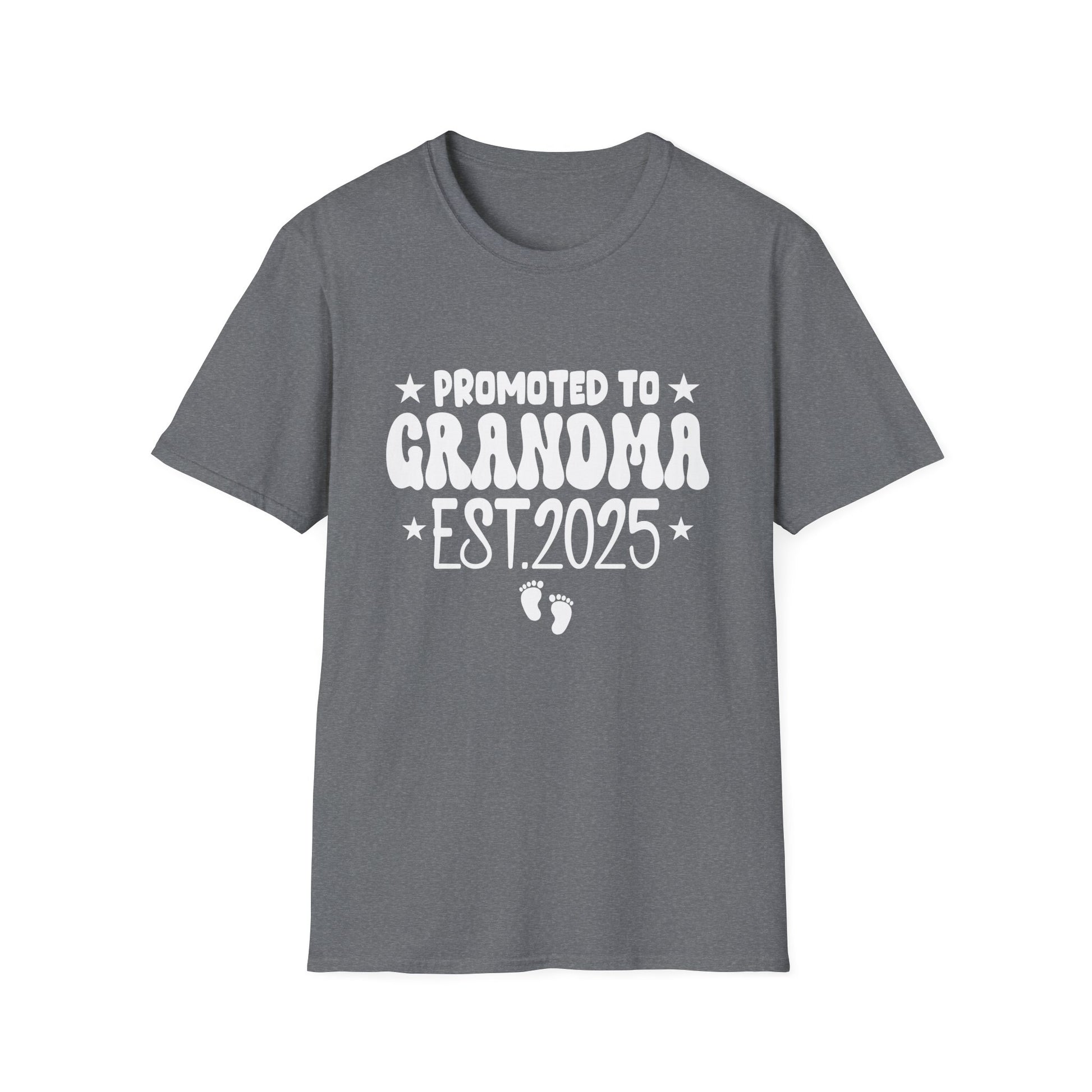 Soon to Be Grandma 2025 Promoted to Grandma Est 2025 Unisex Shirt