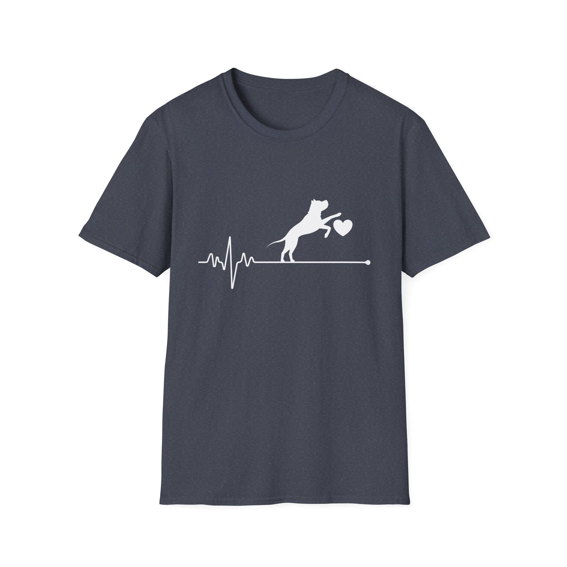 Border Collie Lover Mom Gifts Heartbeat Mother's Day Pet Dog  Unisex T-Shirt