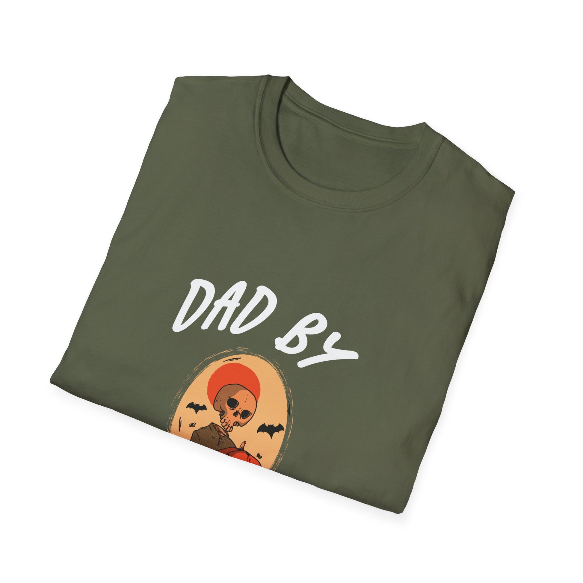 Dad By Daylight Halloween T-Shirt — Retro Horror Skull & Jack-O'-Lantern Tee