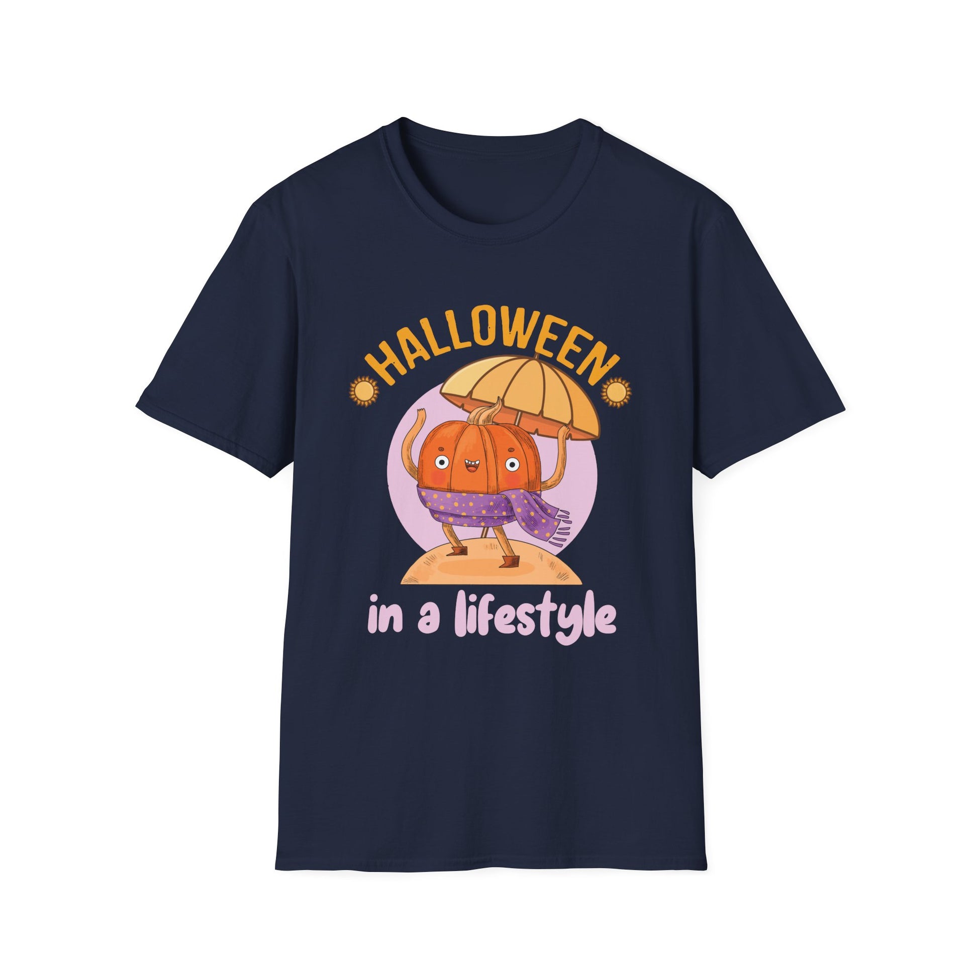 Halloween in a Lifestyle T-Shirt — Cute Pumpkin Costume Graphic Tee