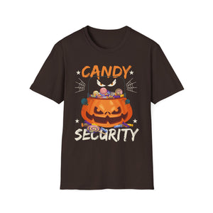 Candy Security _ Halloween Apparel Funny Halloween Tee Unisex Softstyle T-Shirt