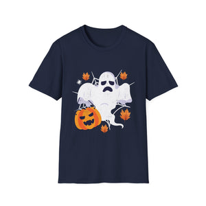 Halloween Ghost & Jack-O'-Lantern T-Shirt