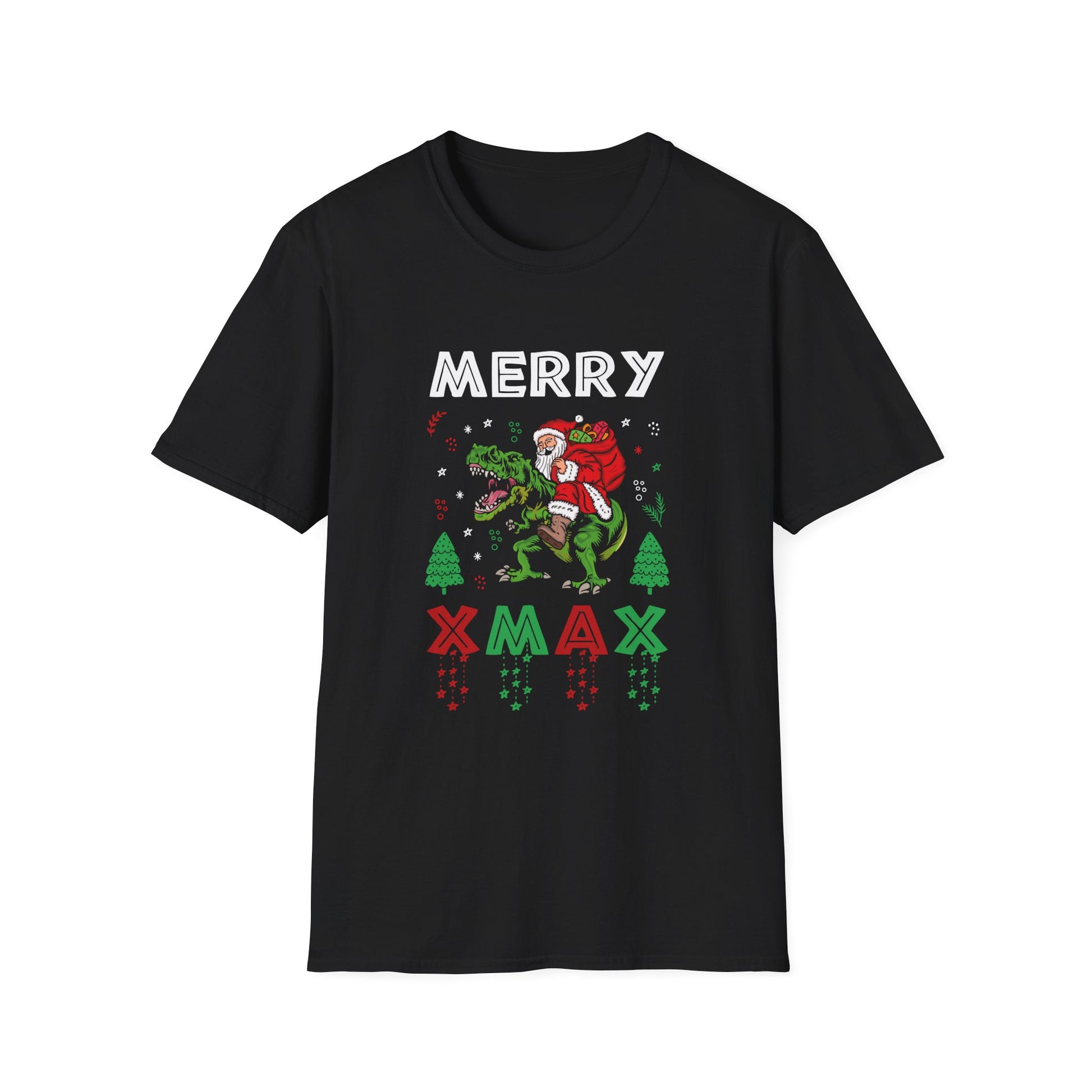 Christmas Dinosaur Xmas Christmas Ugly Christmas Elf p Unisex T-Shirt