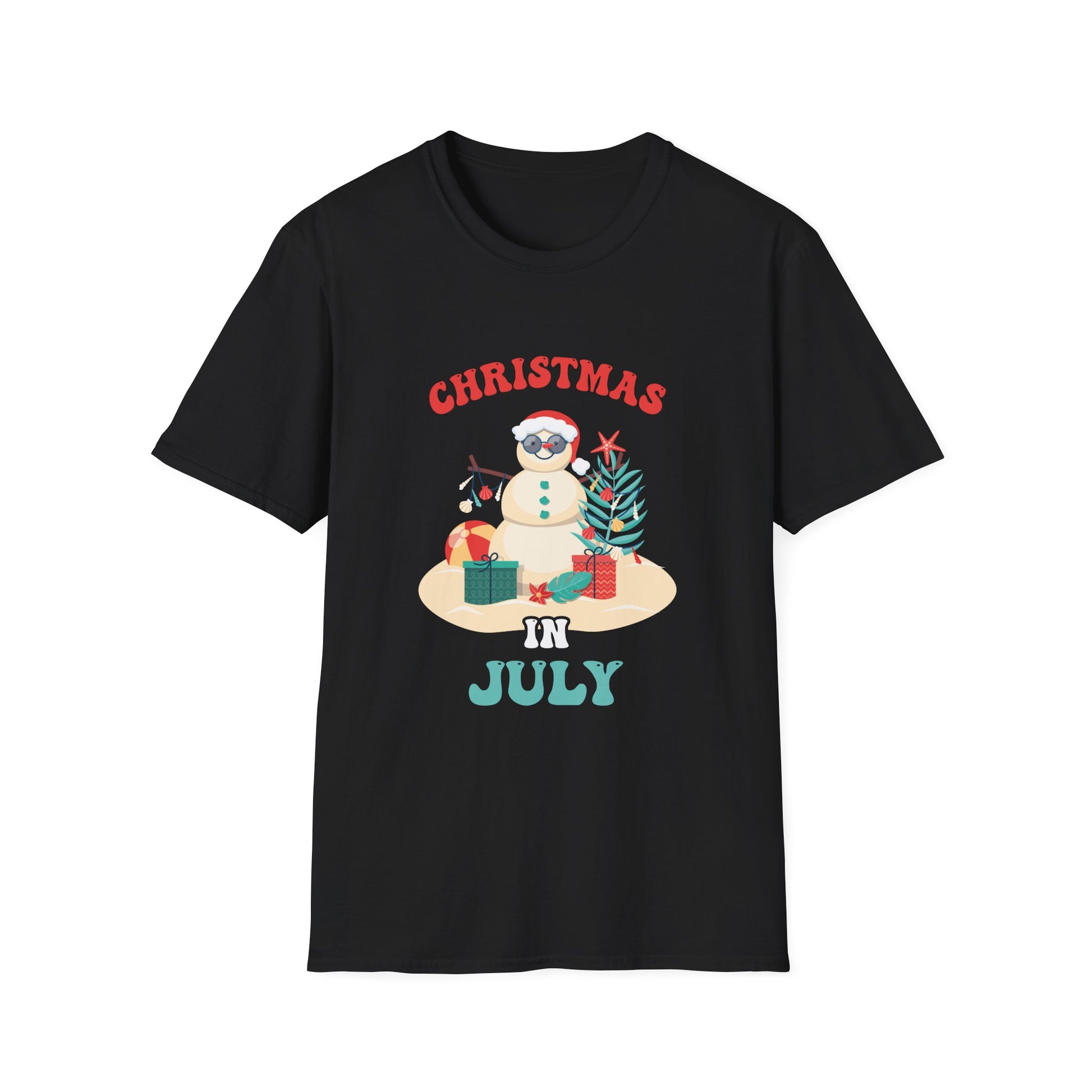 Christmas in July Shirt Snowman Christmas Unisex T-Shirt