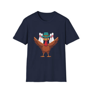 Thanksgiving Bowling Turkey T-Shirt