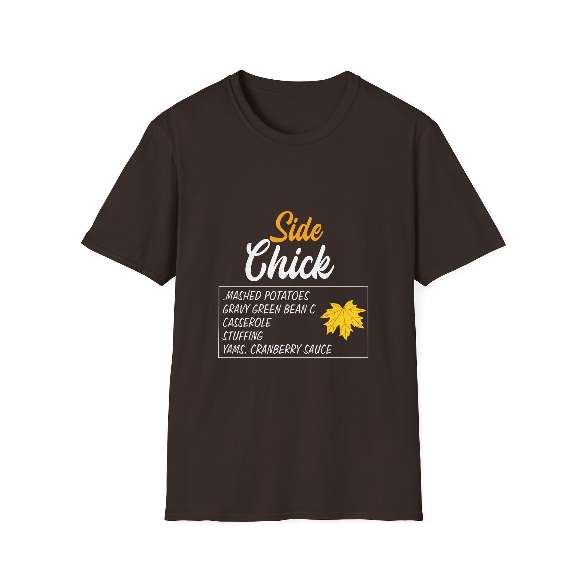 Thanksgiving Side Chick T-Shirt-productor-mockup Unisex T-Shirt