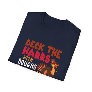 Christmas Shirt Deck The harrs Fra Ra Ra Funny Turkey Tee T-Shirt