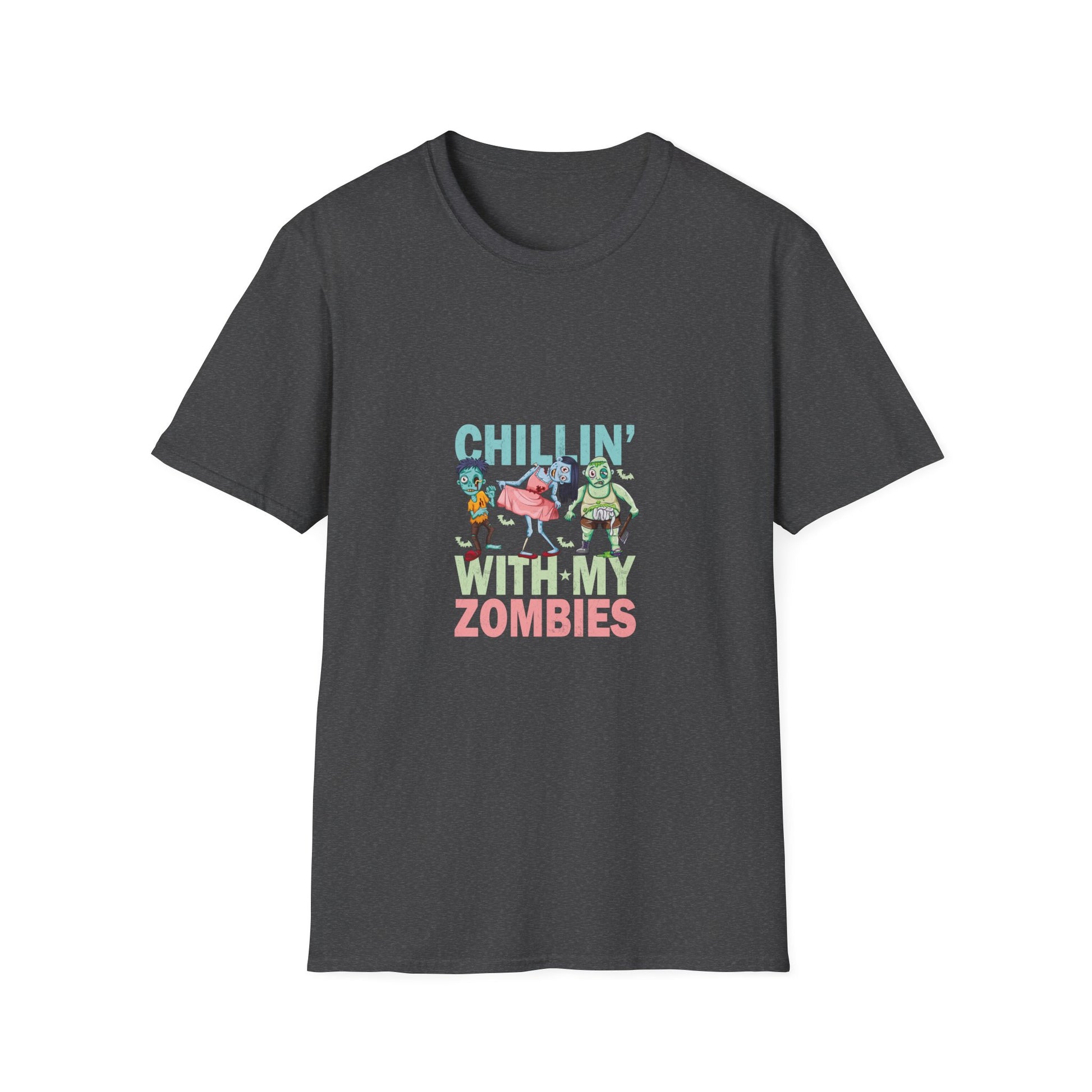 Chilling With My Creeps Halloween- Dancing Ghost Halloween Tee