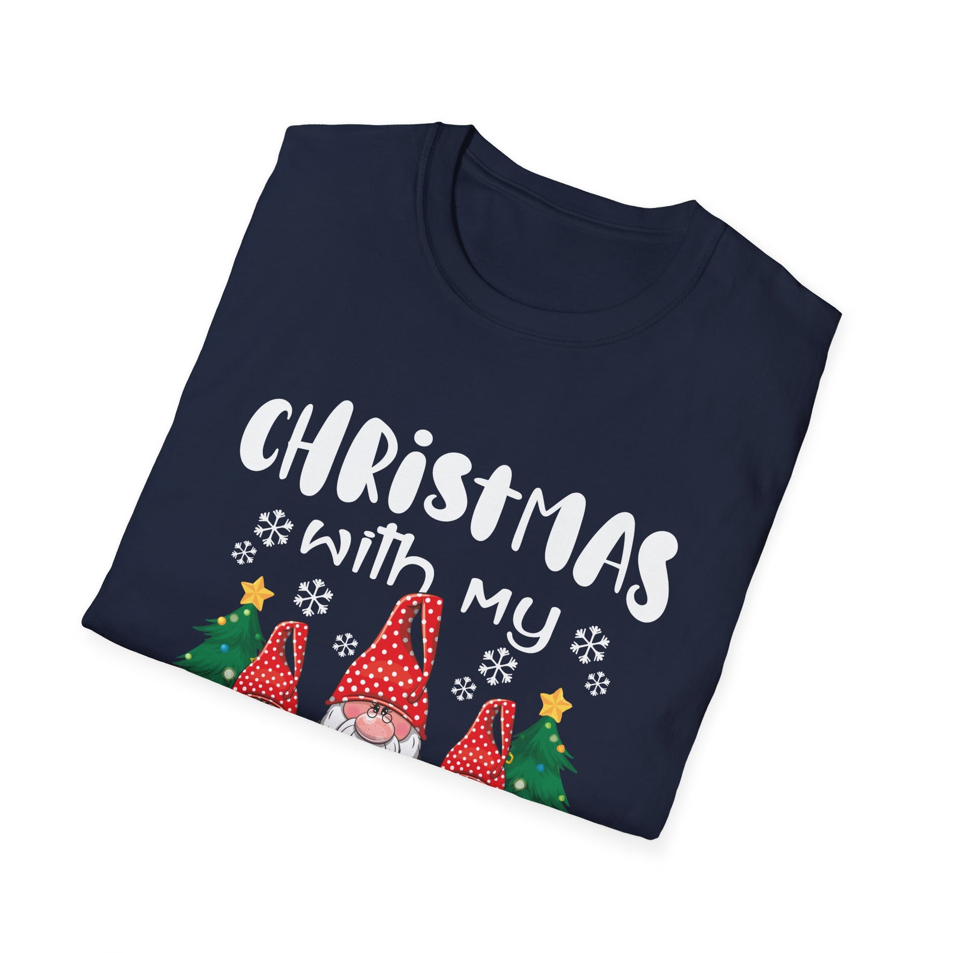 Christmas With My Gnomies T-Shirt — Cute Holiday Gnome Tee