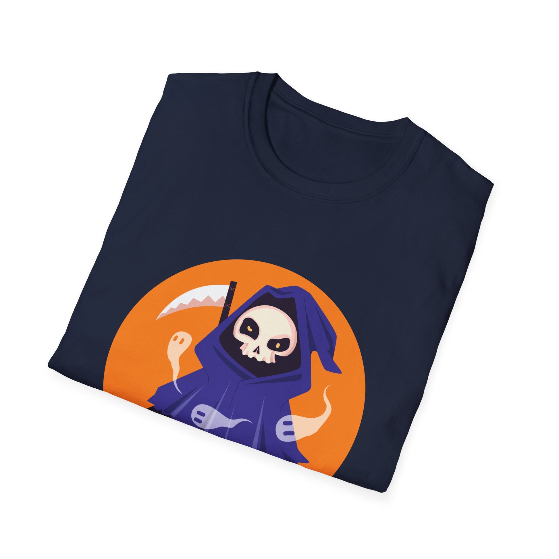 Halloween Grim Reaper T-Shirt — Cute Skeleton Costume Tee