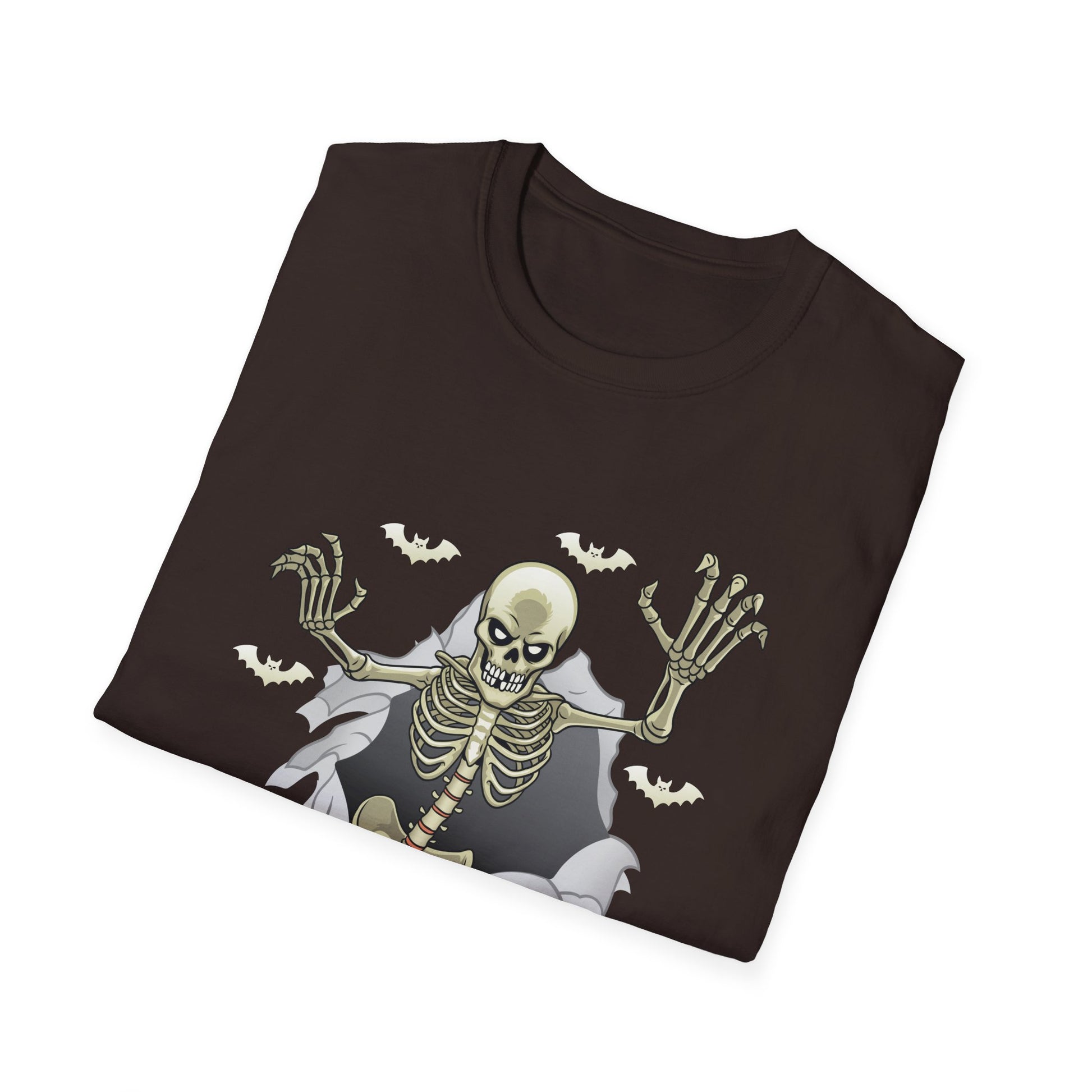 Never Better Skeleton T-Shirt — Funny Halloween Skull Tee