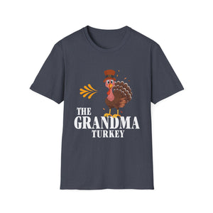 Thanksgiving Grandma Turkey  Unisex T-Shirt