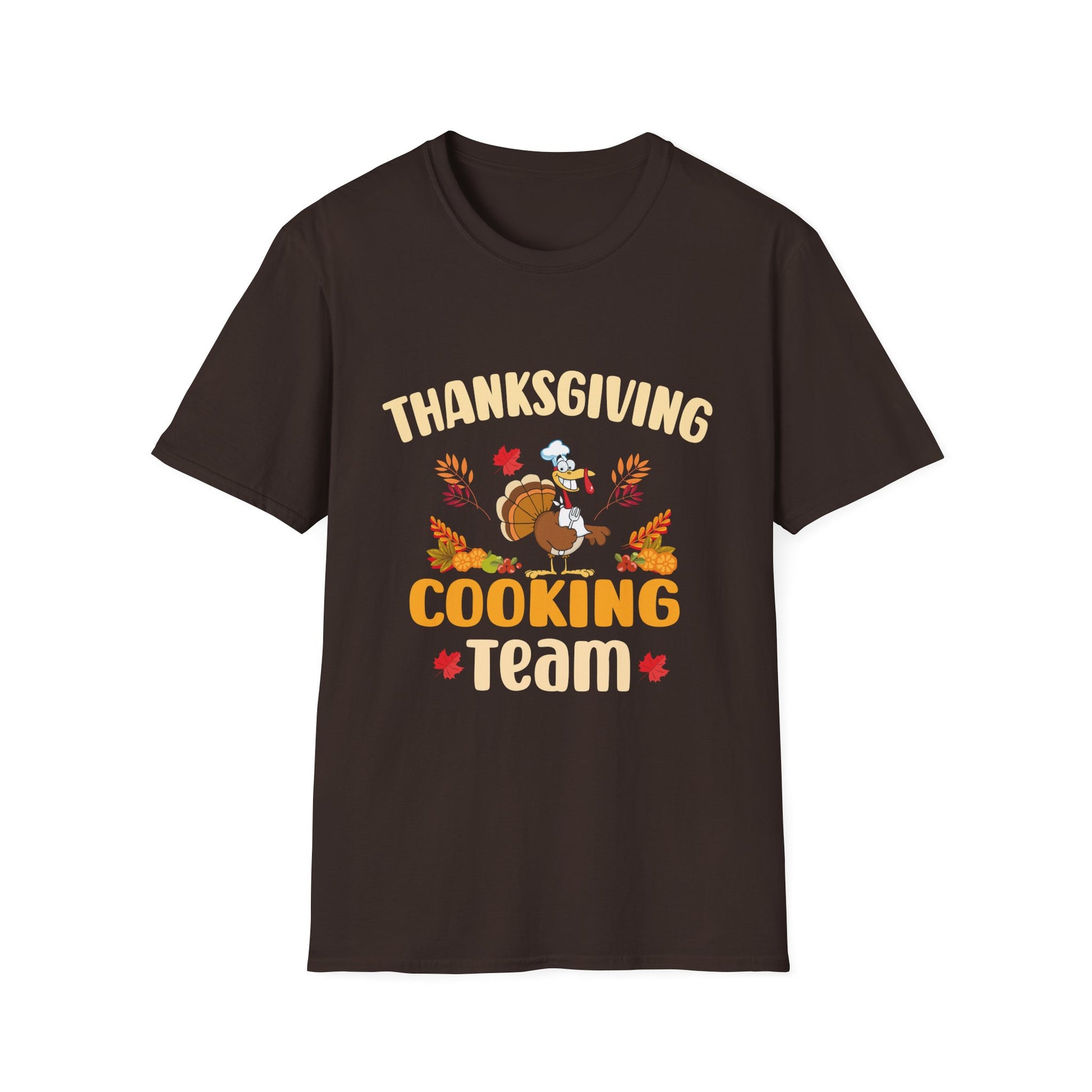 Thanksgiving Cooking Team T-Shirt — Funny Turkey Chef Holiday Tee  Unisex T-Shirt