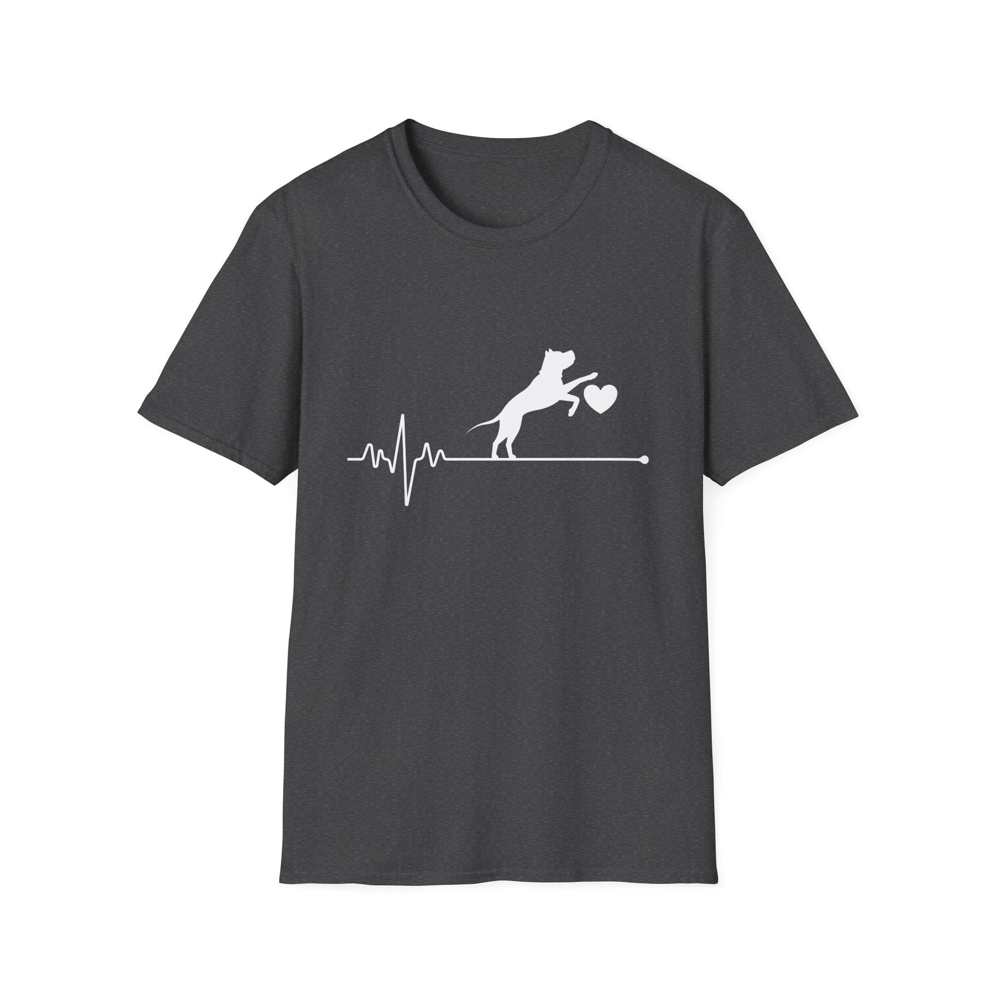 Border Collie Lover Mom Gifts Heartbeat Mother's Day Pet Dog  Unisex T-Shirt