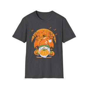 Halloween Gnome T-Shirt — Pumpkin & Jack-O'-Lantern Spooky Night Tee