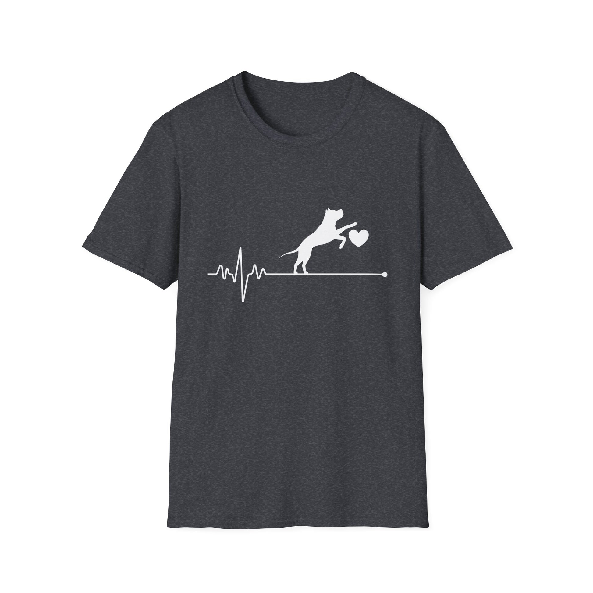 Border Collie Lover Mom Gifts Heartbeat Mother's Day Pet Dog  Unisex T-Shirt