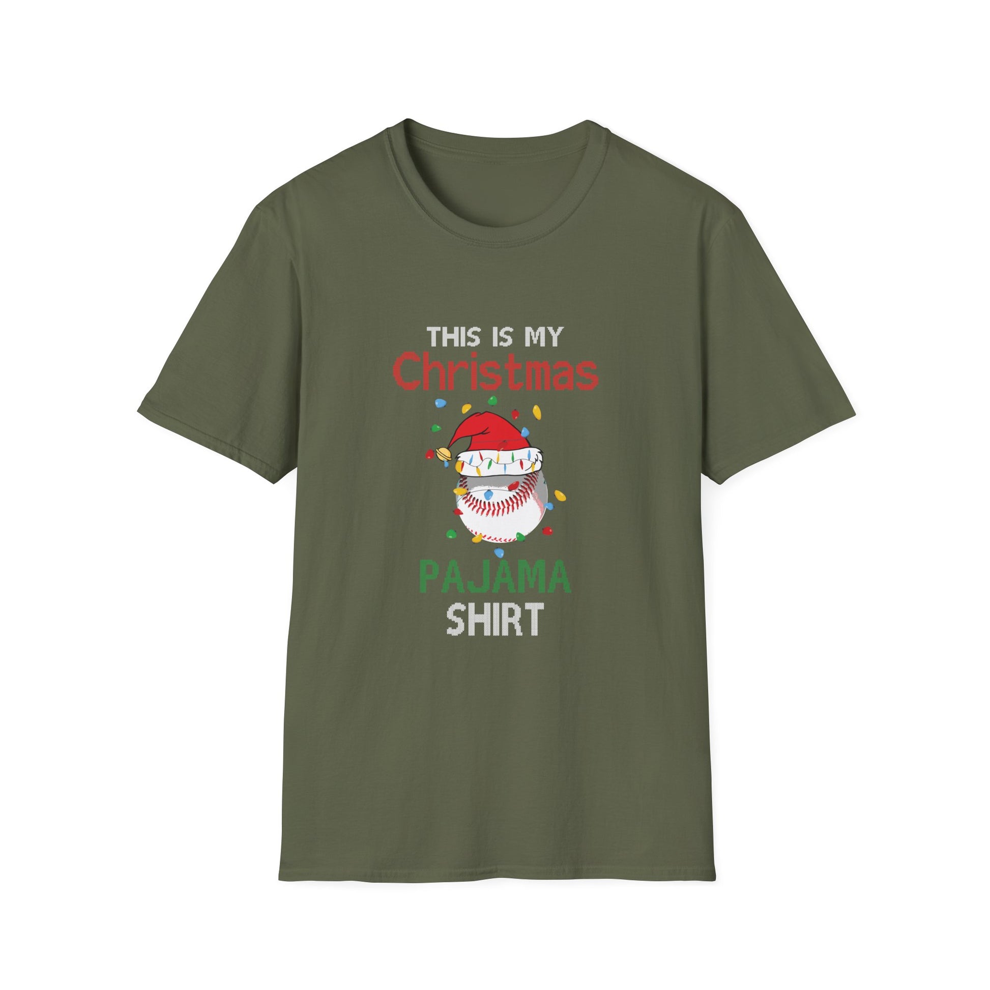 This Is My Christmas Pajama Shirt T-Shirt — Funny Holiday Santa Tee